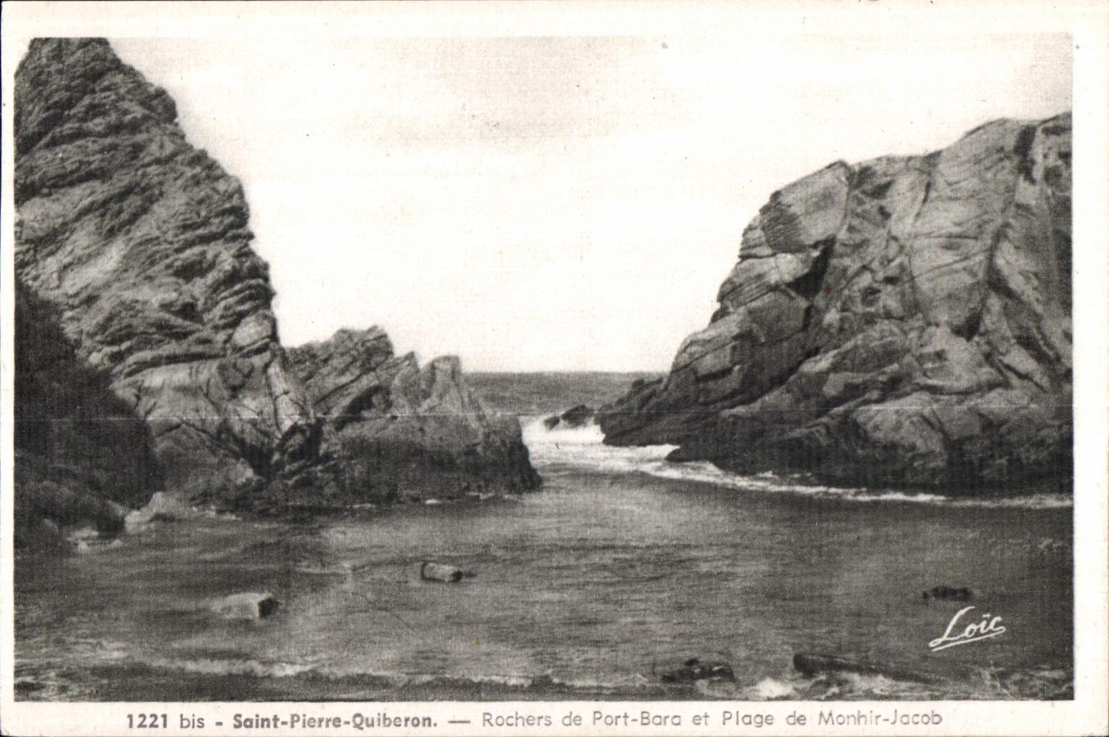 Saint-Pierre-Quiberon — Rochers de Port-Bara et Plage de Monhir-Jacob — Loïc