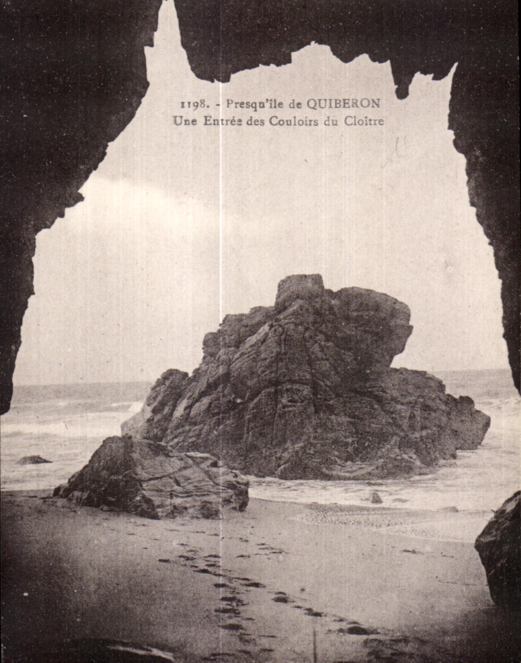 Presqu'île de Quiberon — Entrée des Couloirs du Cloître — Laurent-Nel, Rennes, n°1198