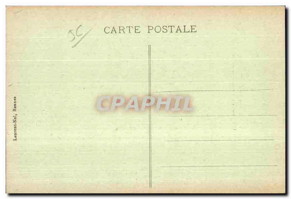 Presqu'île de Quiberon — Entrée des Couloirs du Cloître — Laurent-Nel, Rennes, n°1198 — Verso
