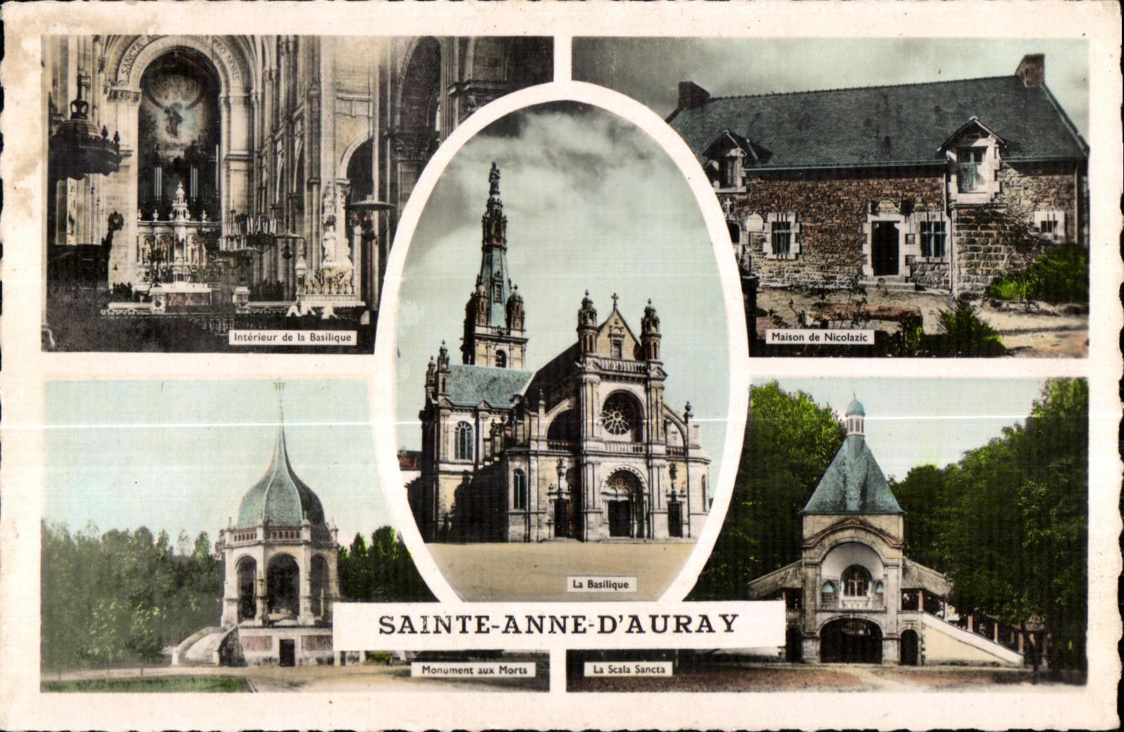 Sainte-Anne-d'Auray — Basilique, Maison de Nicolazic, Monument aux Morts — Éditions Gaby