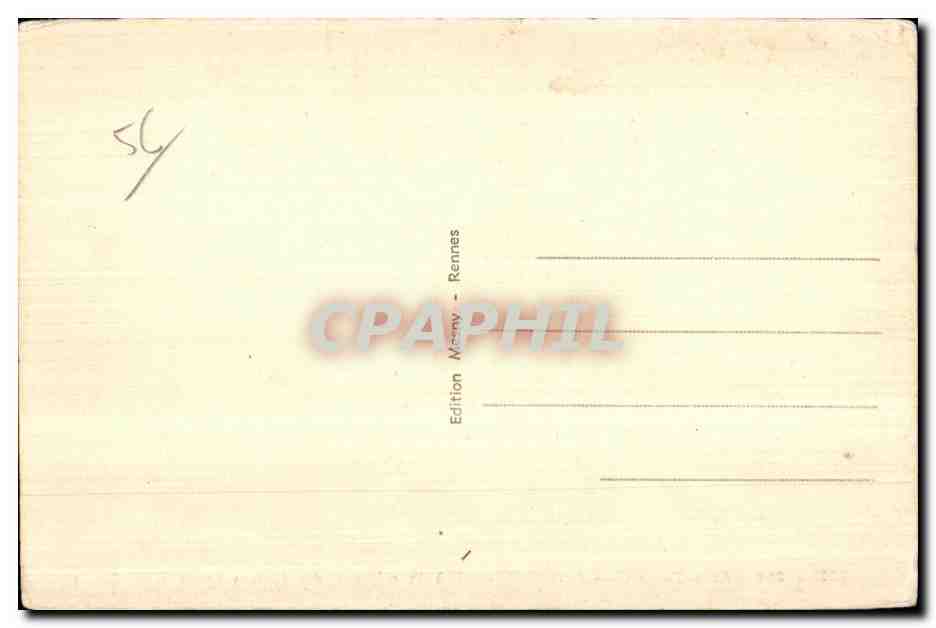 CPA Sainte Anne D Auray Monument eleve a la memoire des Bretons morts a la Guerre — Verso