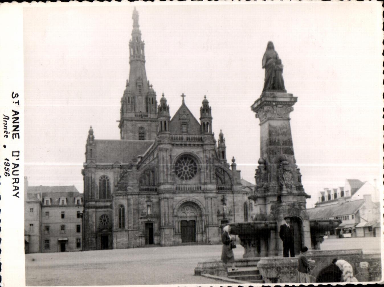 CPSM St Anne D Auray Annee Annee 1956