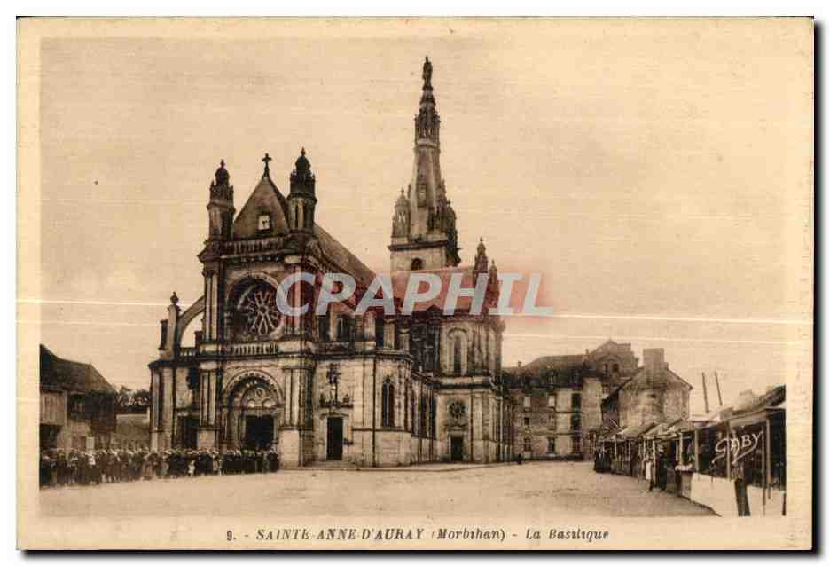 CPA Sainte Anne D Auray (Morbihan) La Basilique