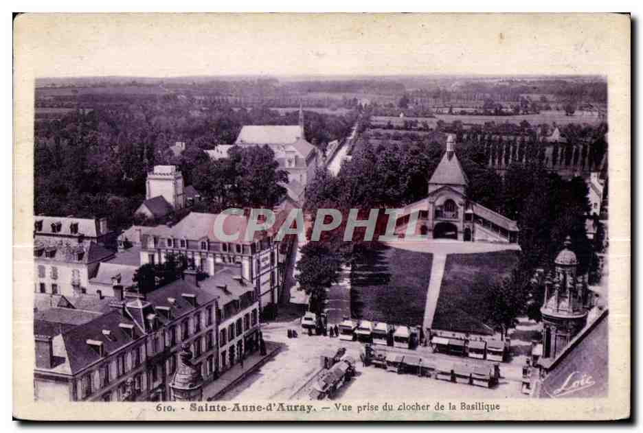 Sainte-Anne-d'Auray — Vue prise du clocher de la Basilique