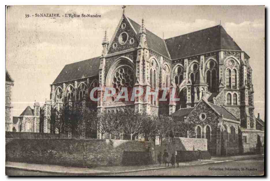 CPA Sainte Nazaire L Eglise St Nazaire