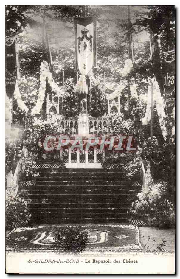 CPA St Gildas des Bois Le Reposoir des Chenes