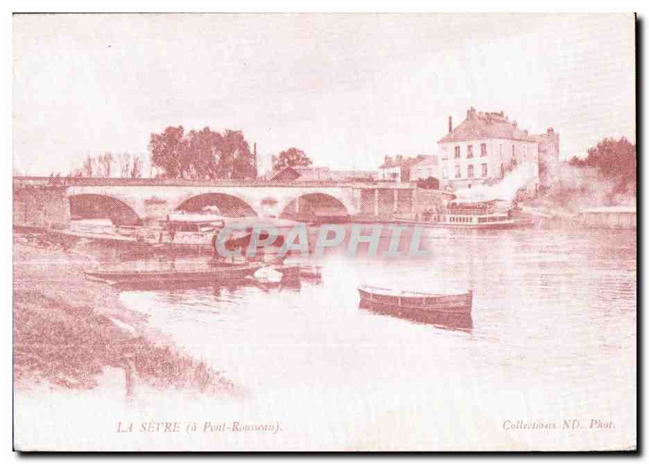 Carte moderne Voeux La Sevre a Pont Rousseau