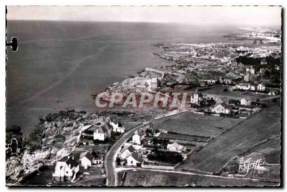CPA En Bretagne Vue aerienne Cote d Amour La Grande Cote