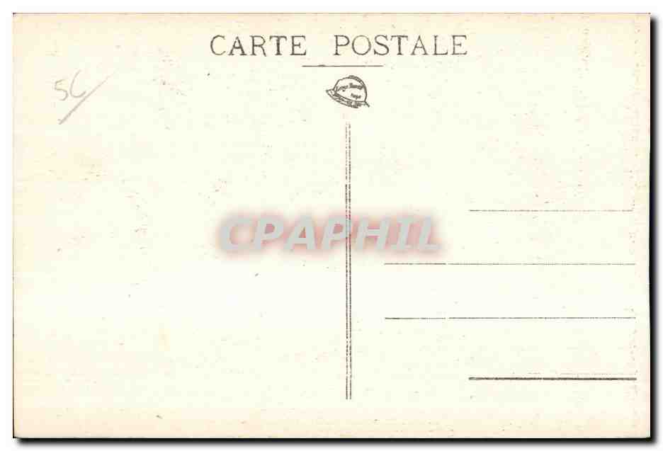 Abbaye Notre-Dame de Langonnet — Cour intérieure et tour du XVIIIe siècle — CPAPHIL — Verso