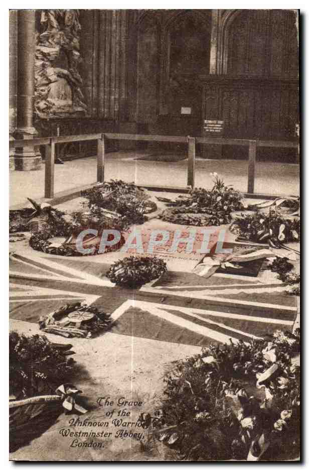 CPA The Grave of the Unknown Warrion Westminster Abbey London