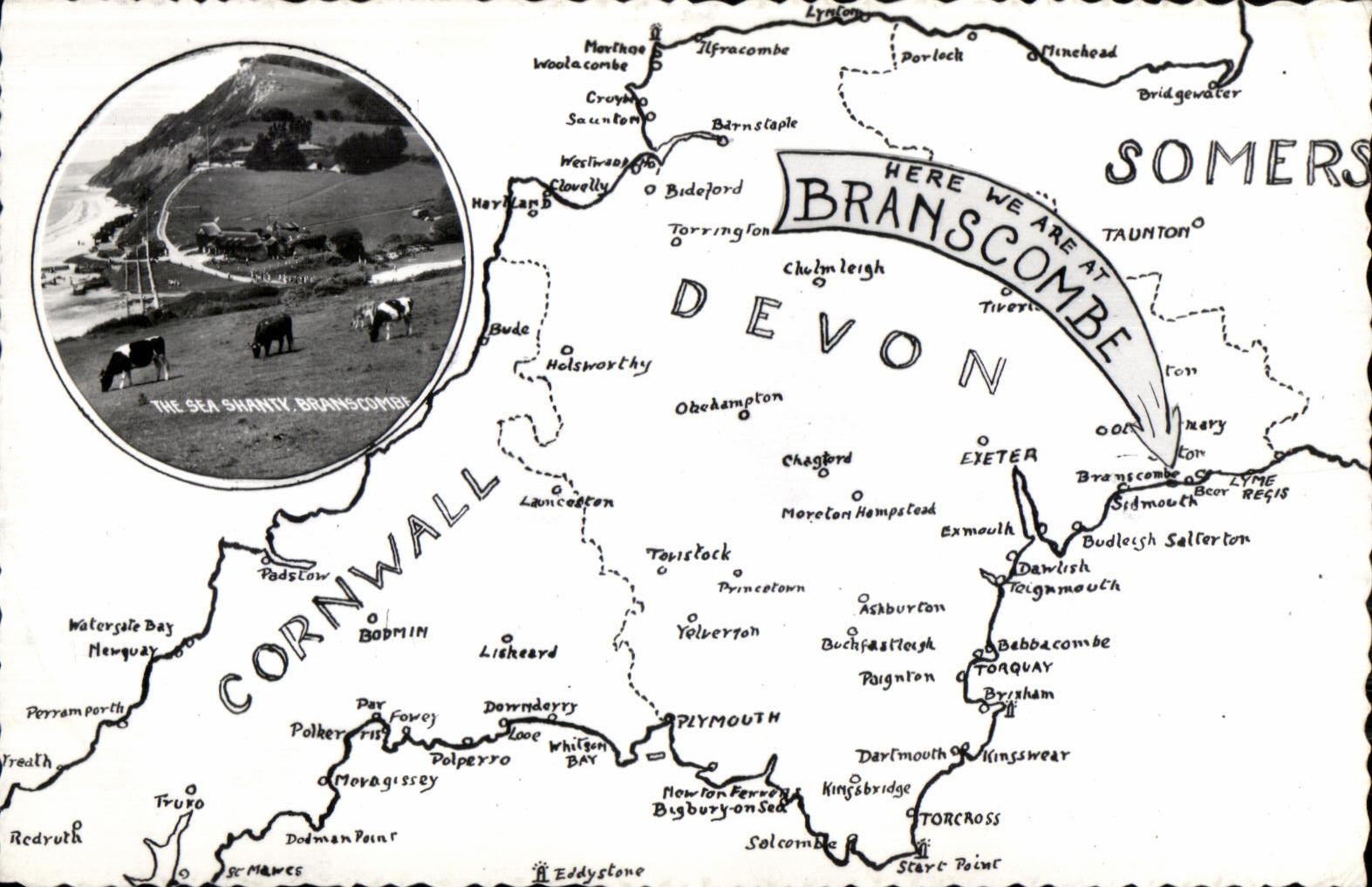 CPA The Sea Shanty Branscombe 