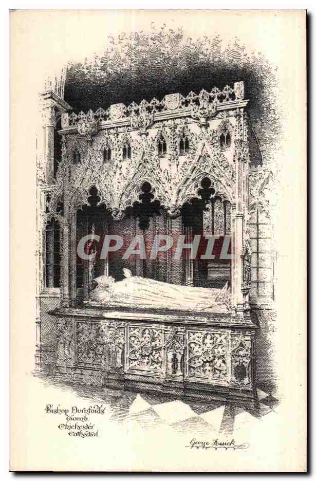 CPA Bishop Dumfods Tomb Chichester cathedral