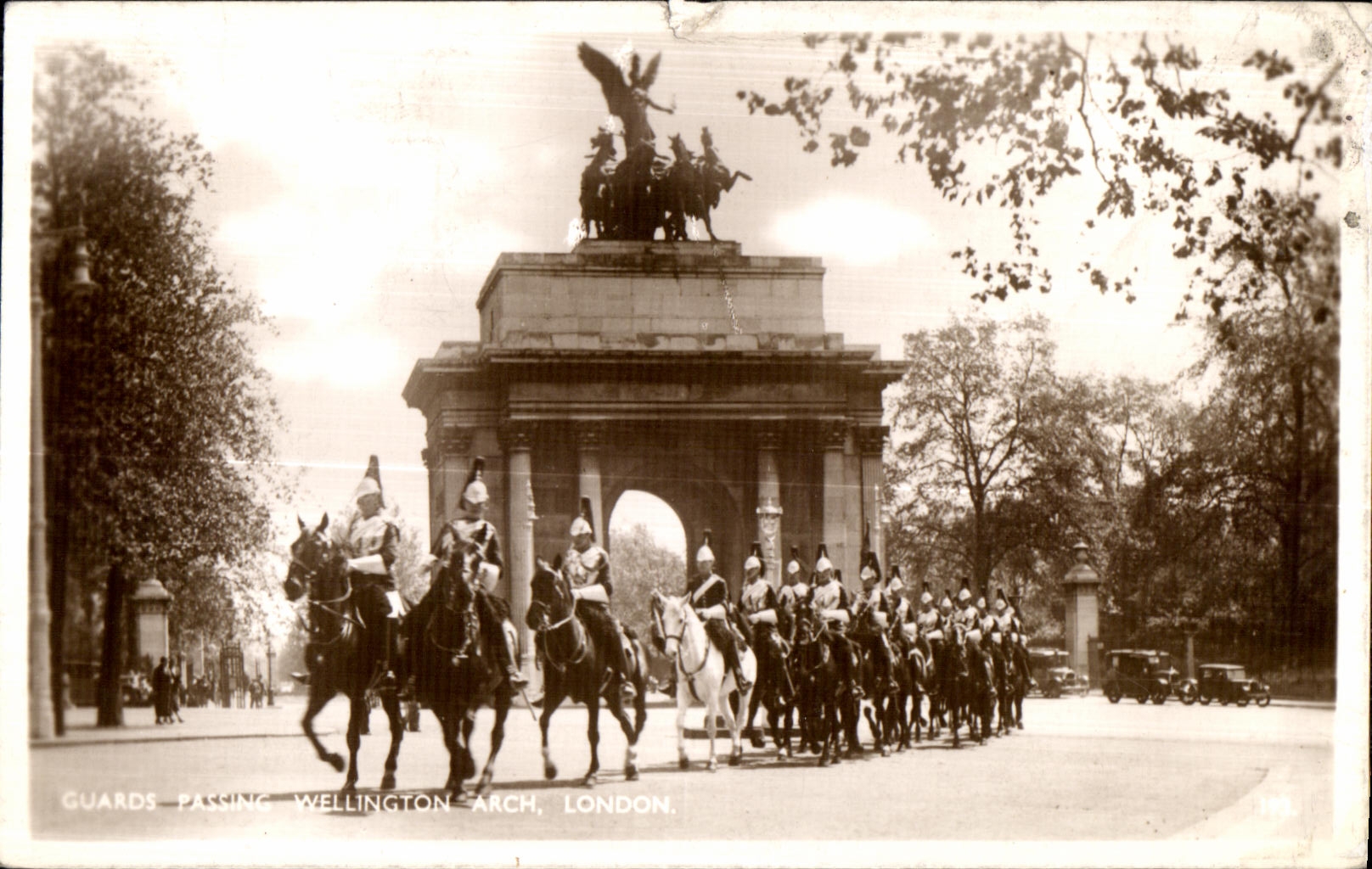 CPA Guards Passing Wellington Arch London