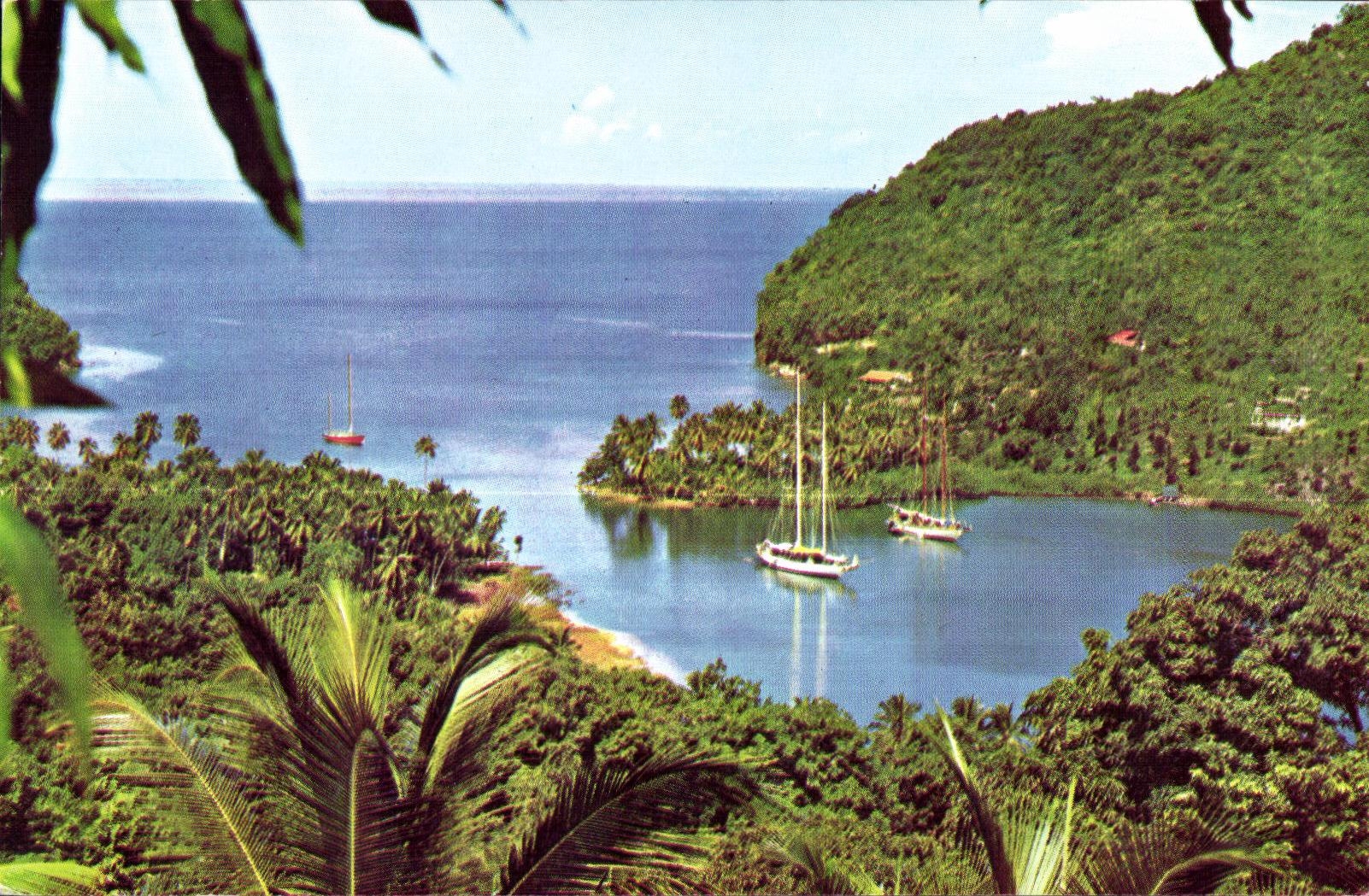 CPA Caribbean Marigot Bay St Lucia in the West Indies Islands of the Caribbean are served by hundreds of Pan American