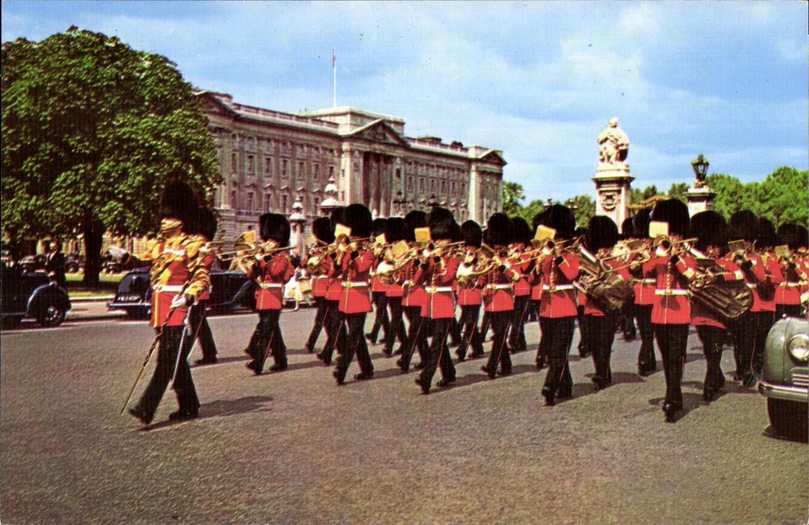 CPSM Guards Band near Buckingham Palace London
