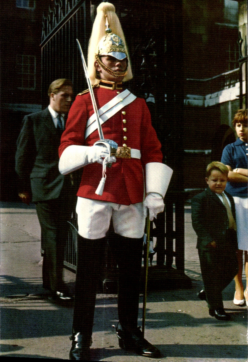 CPA Lifeguardsman At The Horse Guards Whitehall LondonMilitaria Uniforme soldat