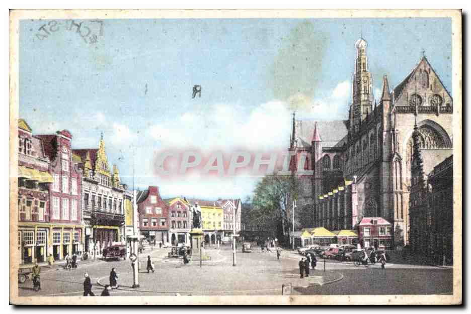 CPA Harrlem Grote Market met Grote Kerk