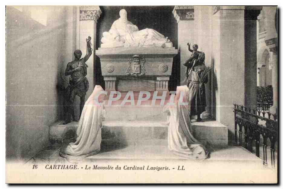 CPA Tunisie Carthage Le mausolee du Cardinal Lavigerie
