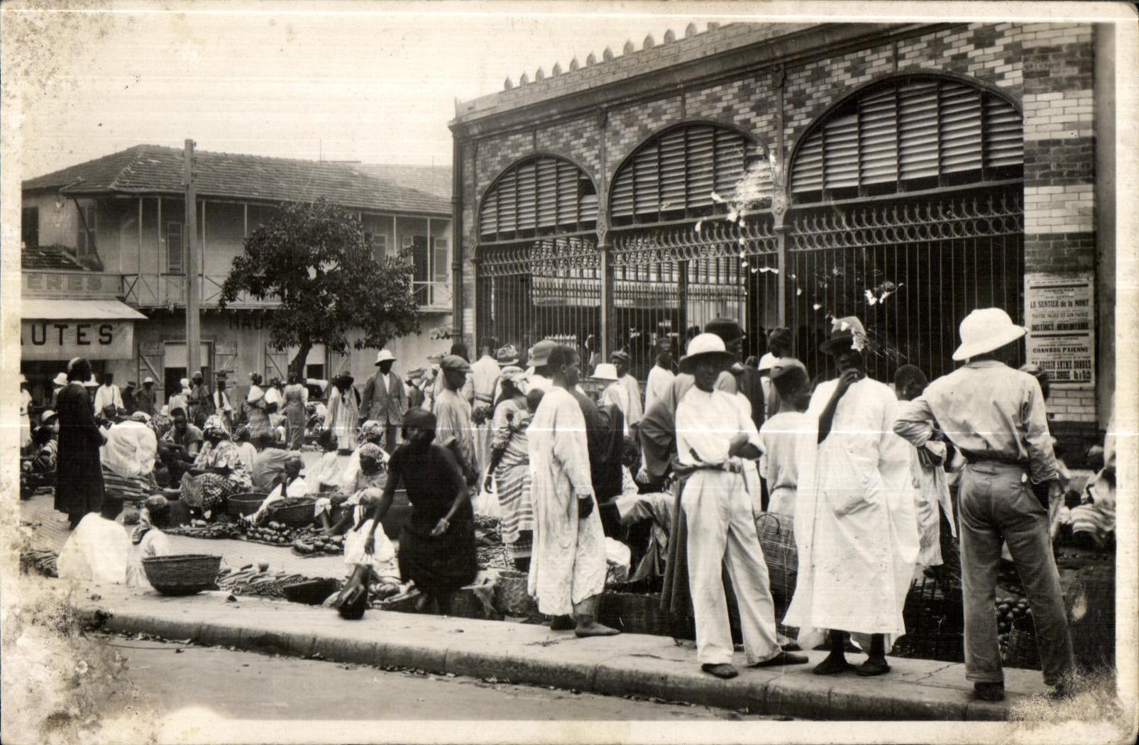 CPA Dakar Un coin du Marche Senegal