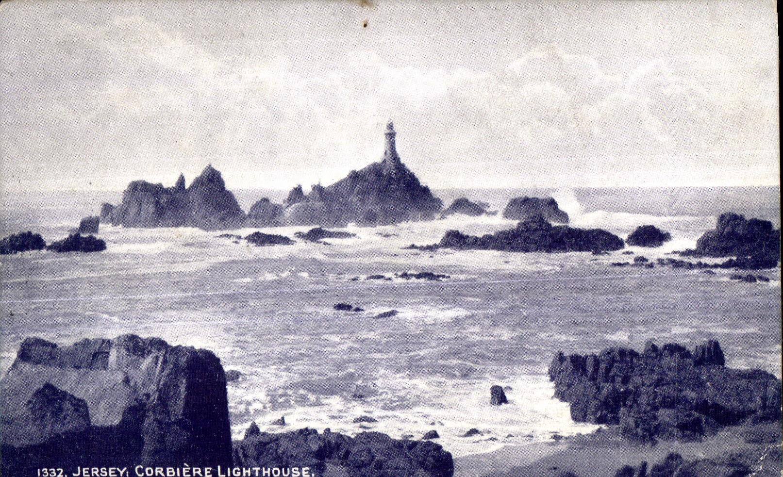 CPA Jersey Corbiere Lighthouse Phare