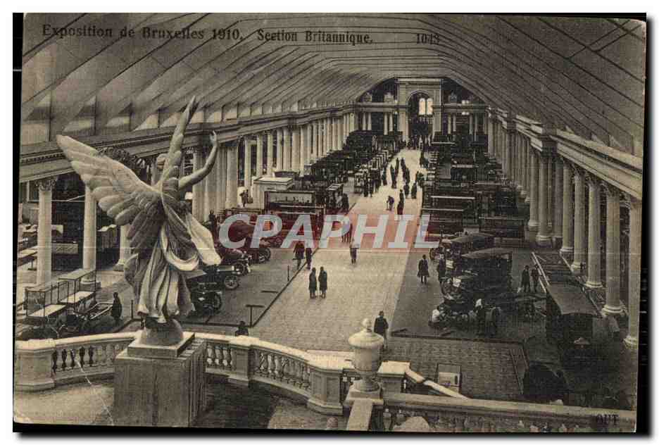 CPA De L Exposition Universelle Et Internationale de Bruxelles 1910 Automobile