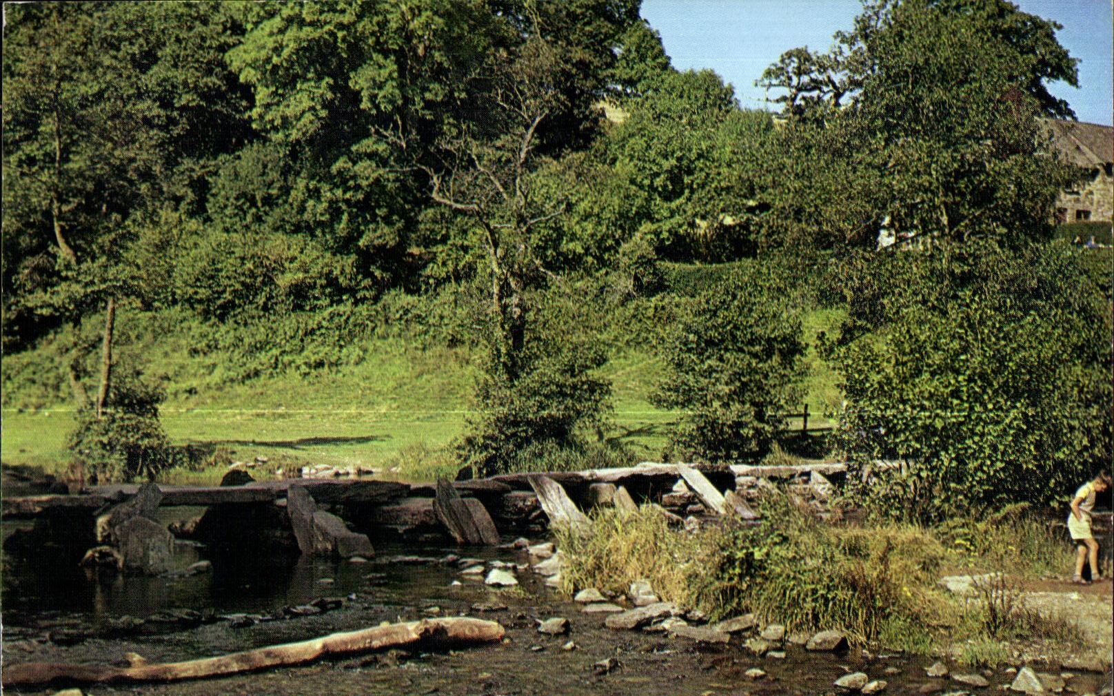 CPA Tarr Steps Somerset Situated an on Unclassified rood just off the near Winsford is this 