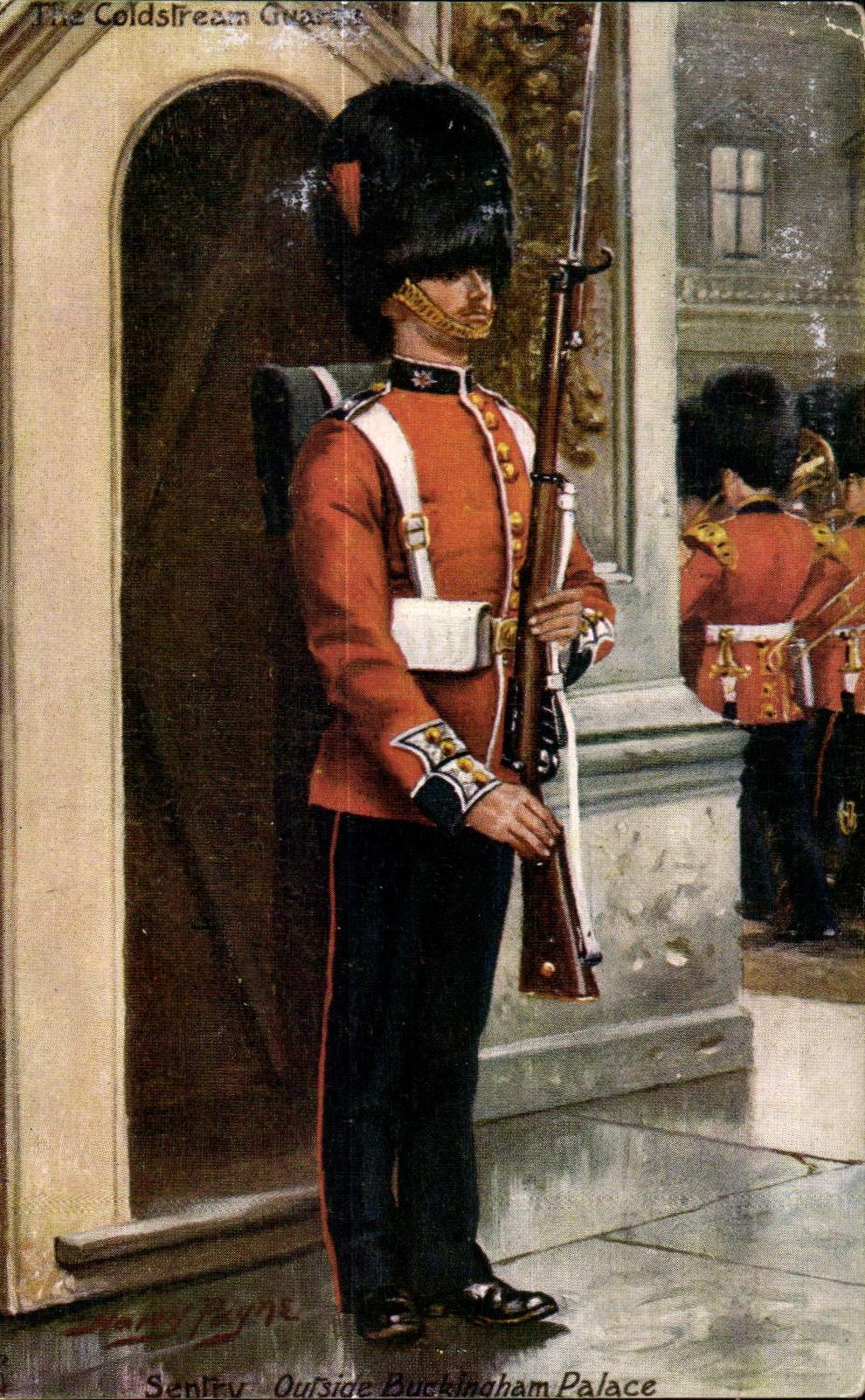 CPA The Coldstream Guards Colonel in Chief London 