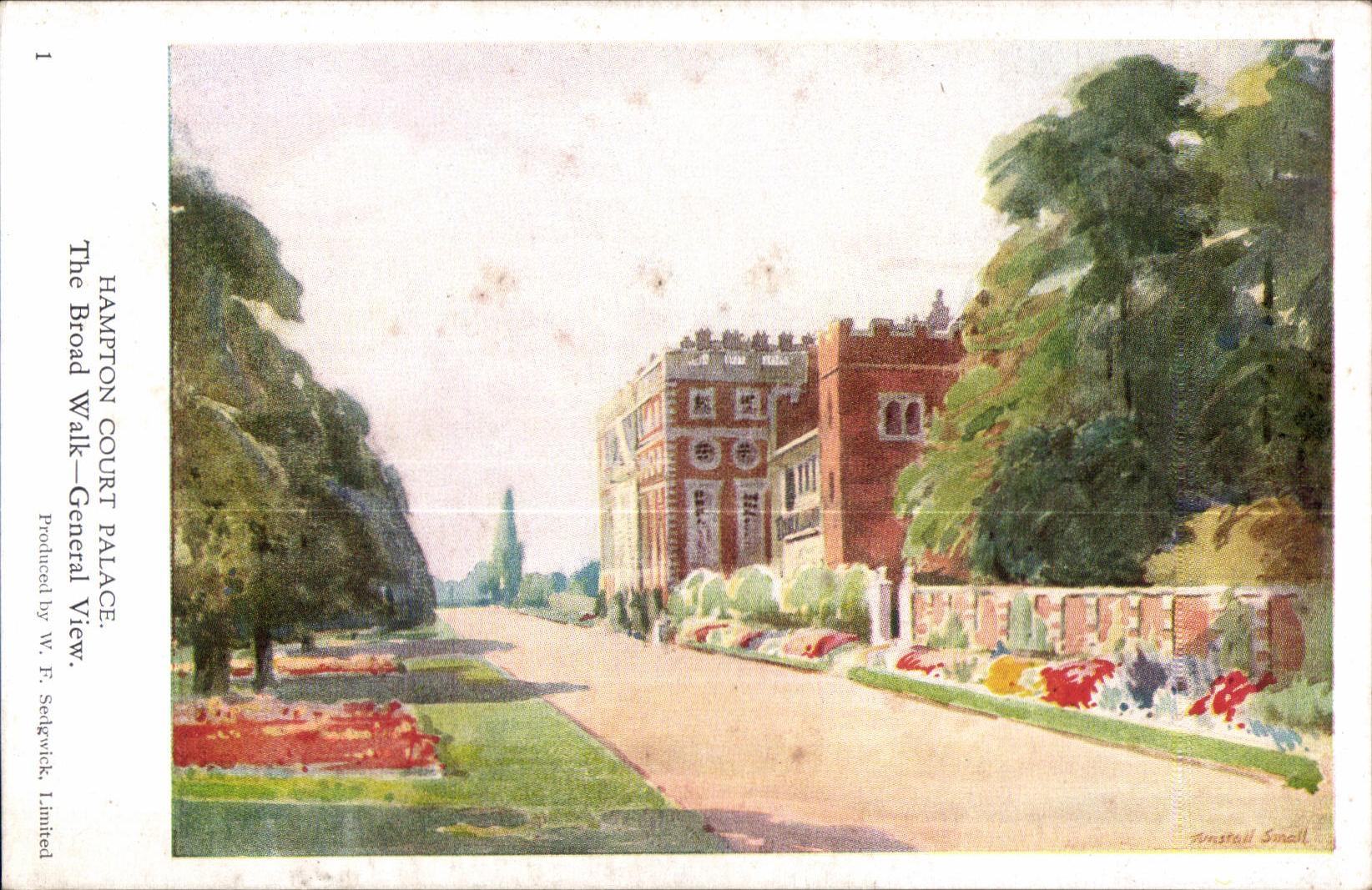CPA Hampton Court Palace The Broad Walk Geberal View