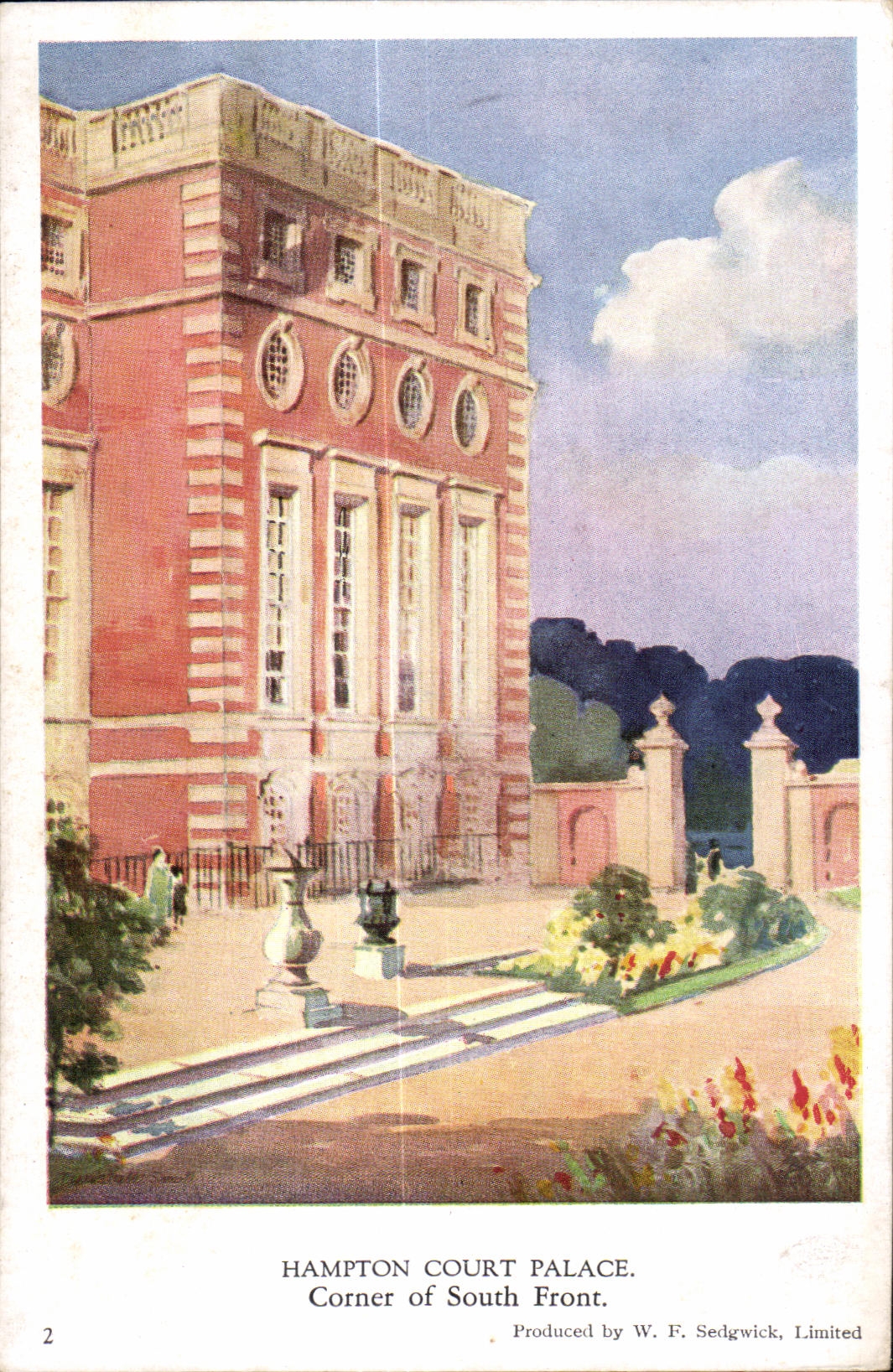 CPA Hampton Court Palace Corner of South Front