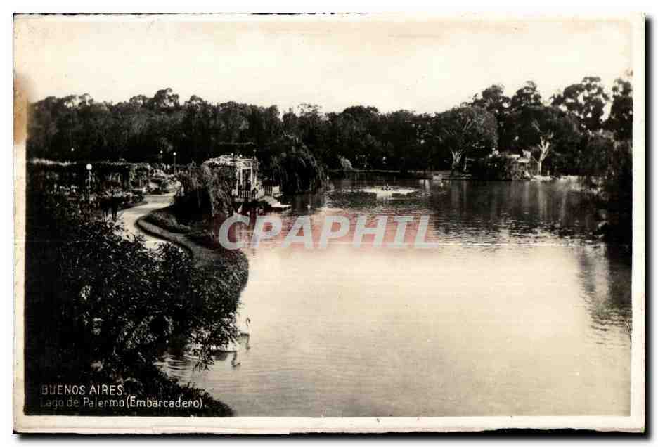 CPA Buenos Aires lago de Palermo Argentina Argentine