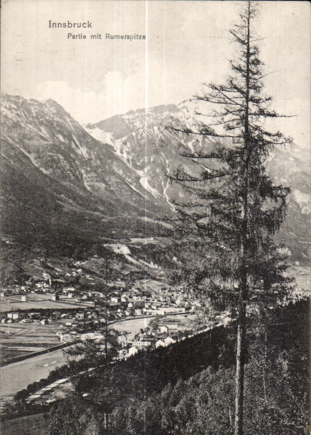 CPA Innsbruck Partie mit Rumerspitze Austria 