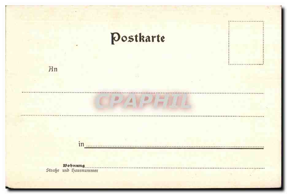 CPA Hotel de France Hotel de Schotterning Wien — Back