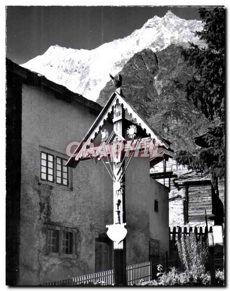 CPA Kreuz in Saas Fee Taschhorn Dom