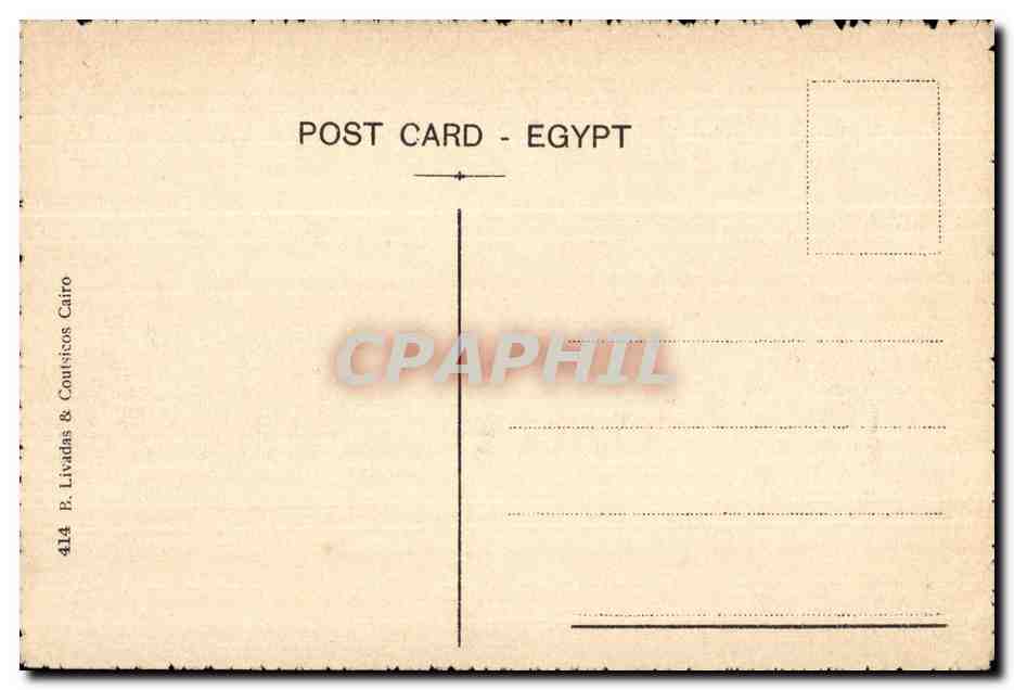 CPA Heliopolis Le Plalais de S H La Sultane Egypt Egypte — Back