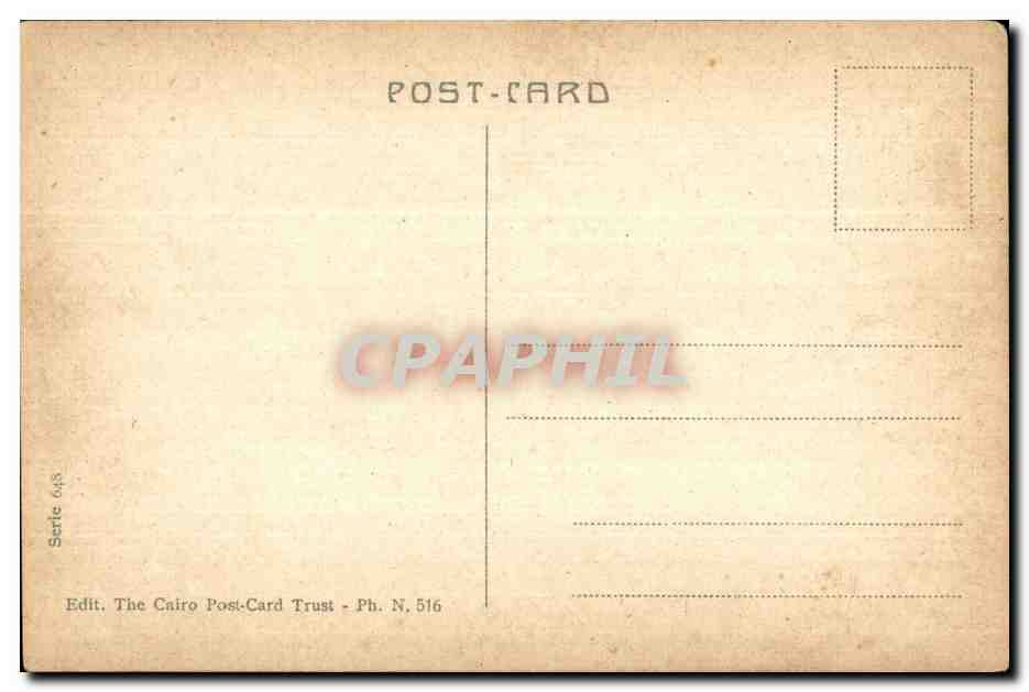 Port-Saïd — Office of the Canal Suez Co. — Verso