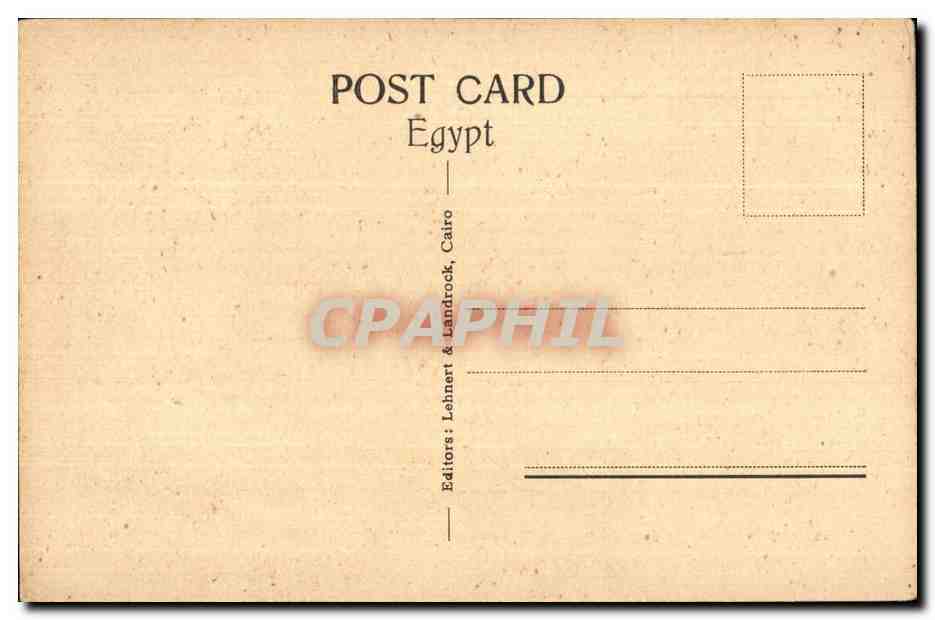 CPA Egypt Egypte Thebes Vallee des rois Valley of the kings — Rückseite