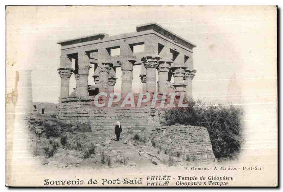 Temple de Cléopâtre — Port-Saïd — H. Grimaud - A. Manicos