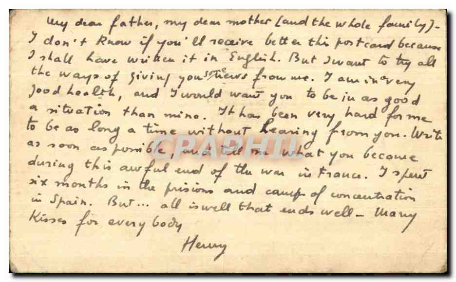 Entier Cachet Censure 1944 pour Saint Brieuc France — Back