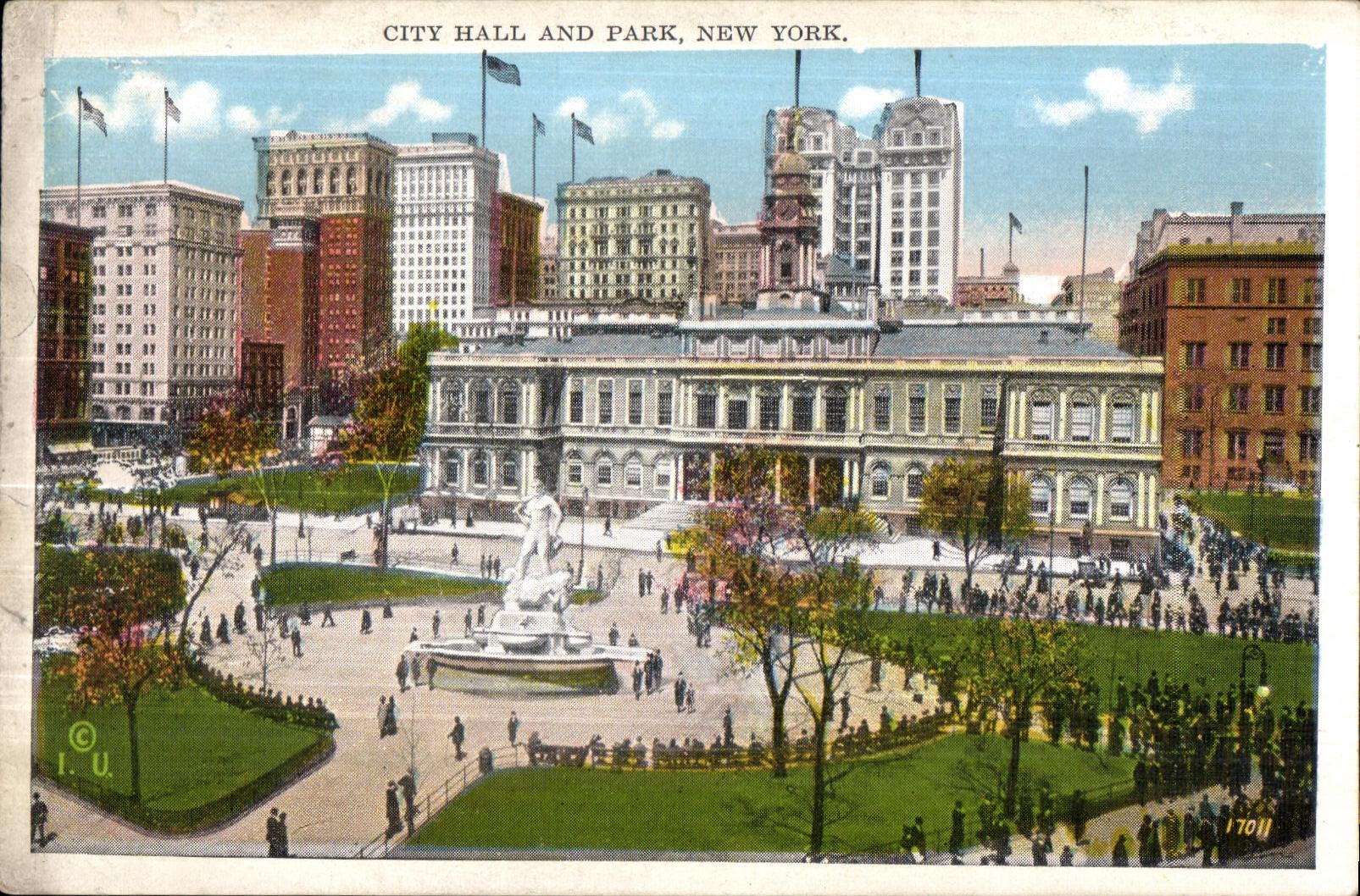 CPA City Hall And Park New York
