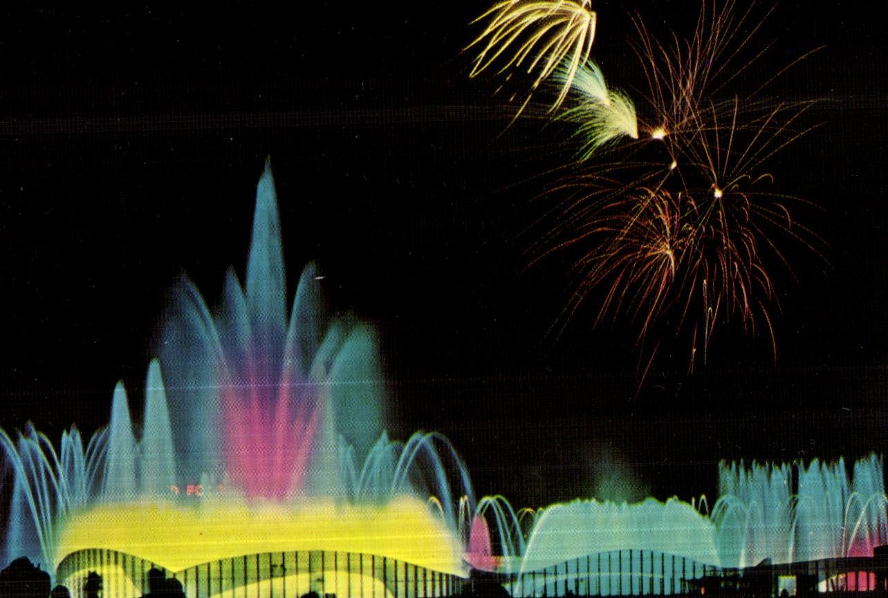 CPA Fountain of Planets New York World s Fair 1964 1965 