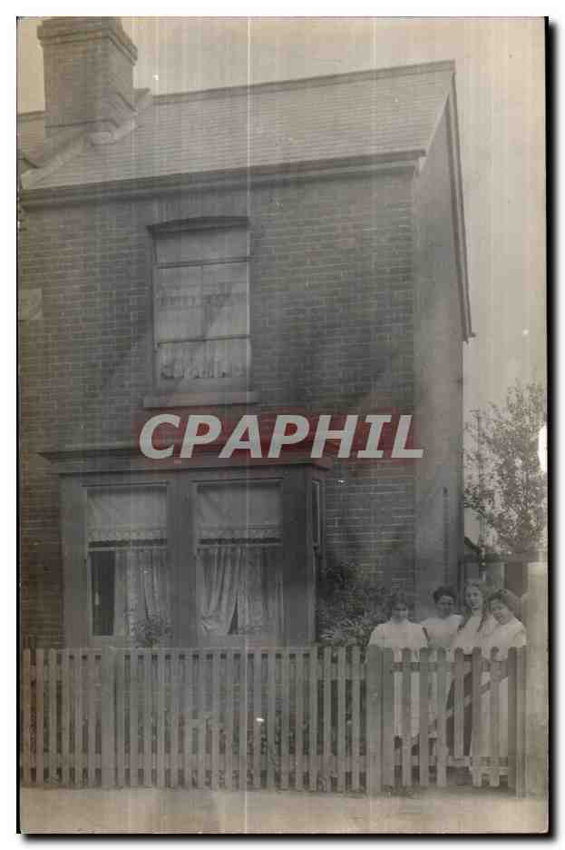 CARTE PHOTO Maison Etats Unis 