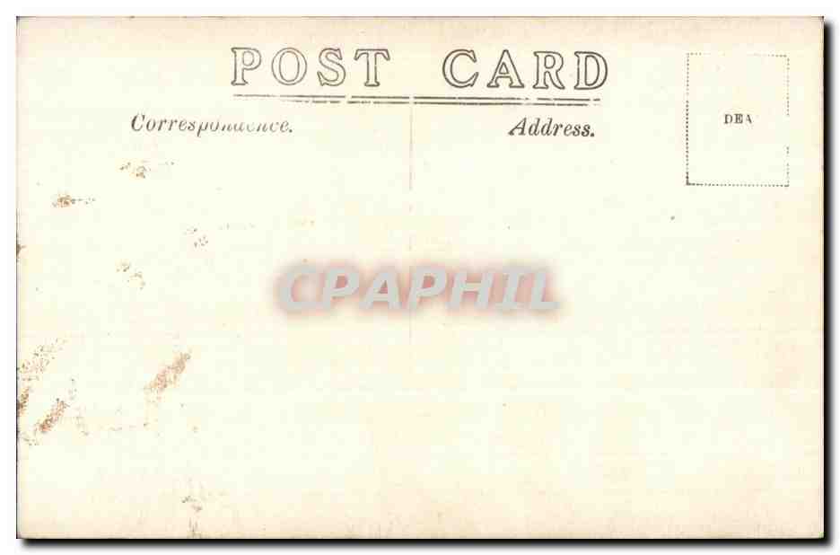 CARTE PHOTO Maison Etats Unis  — Rückseite
