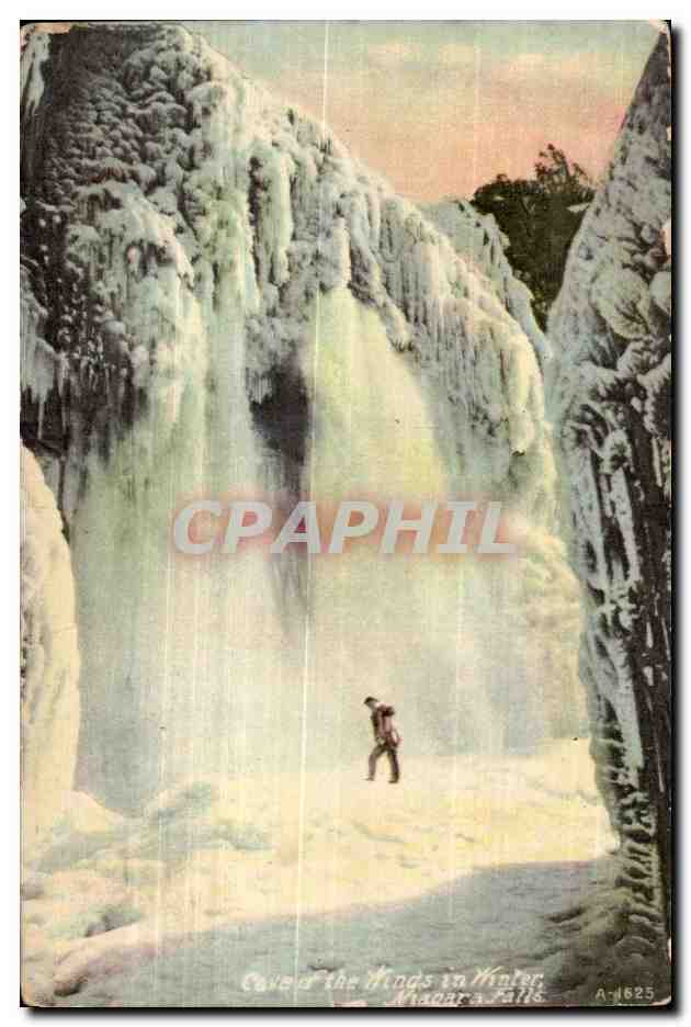 CPA Cave of the Niagar Falls