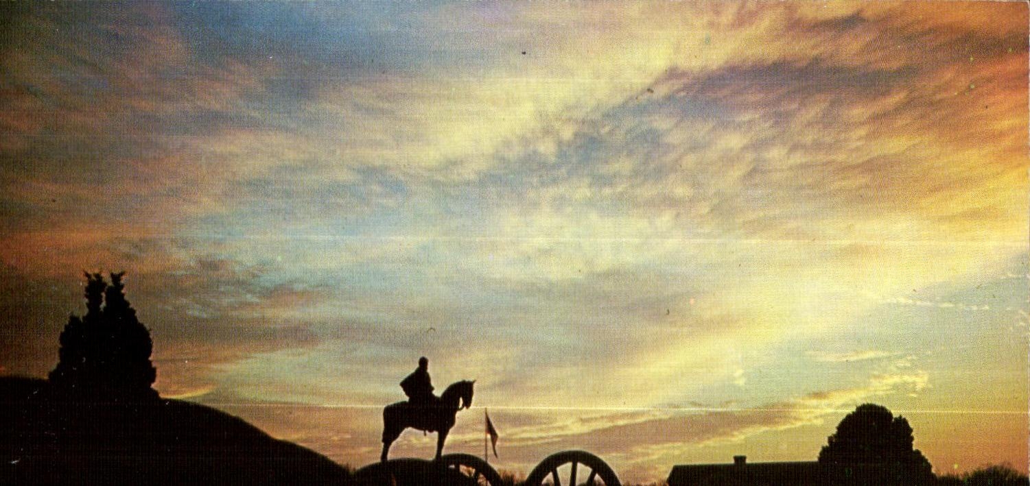 CPA Stonewall Jackson Equestrain Statue solemnly guarding Battlefield Park of First Manassas