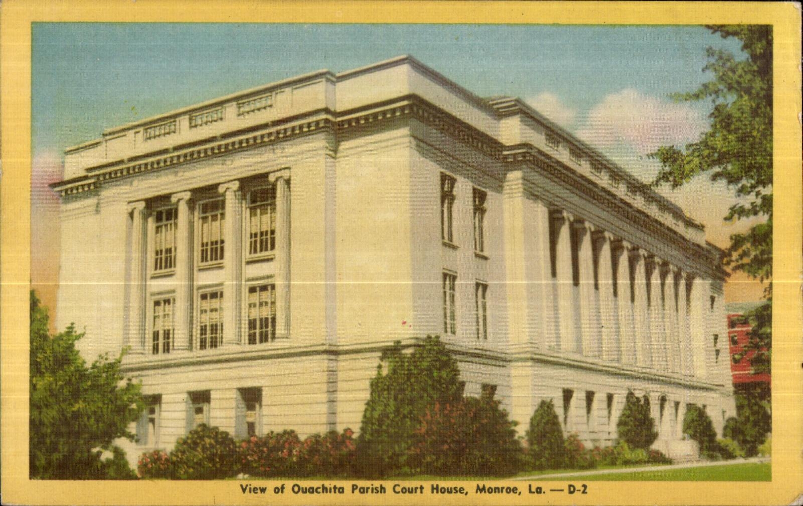 CPA View of Ouchita Parish Court House Monroe La