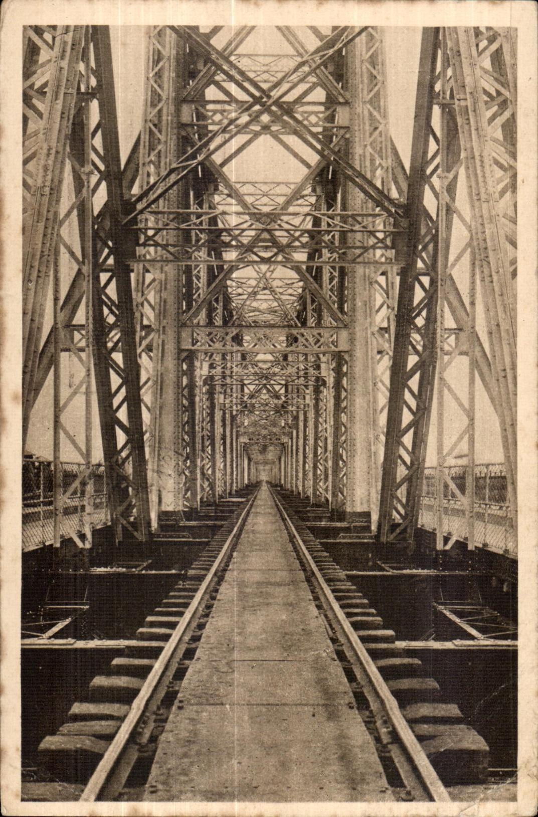 CPA Hanoi Le Pont Doumer Hanoi Doumer Bridge Vietnam Indochine
