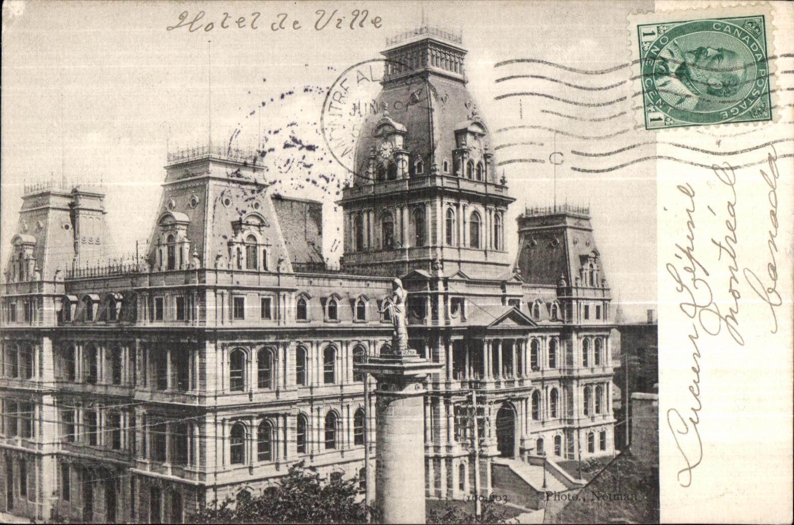 CPA Montreal Hotel de Ville