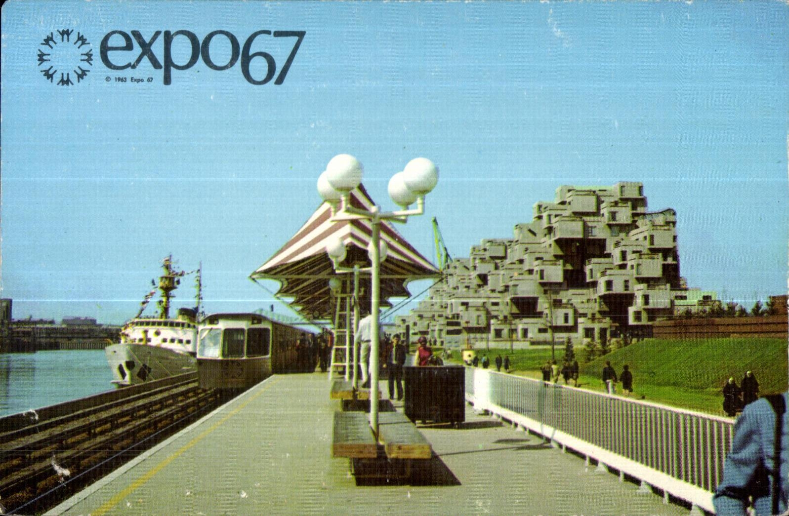 CPA Expo67 Montreal Canada Vue de la cite du havre