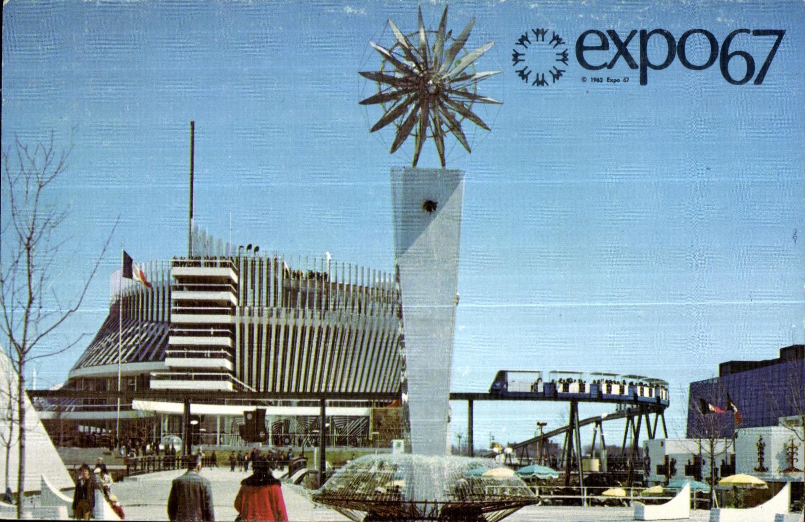 CPA Expo67 Montreal Canada Le Pavillon de la France