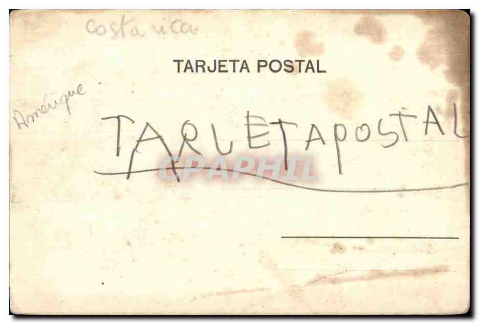 CPA Facatativa Costa Rica — Rückseite
